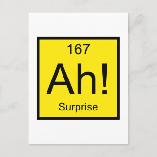 Ah! Element of Surprise Postcard