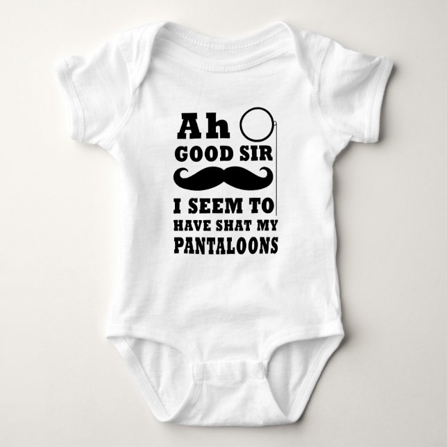 Ah Good Sir Baby Bodysuit (Front)