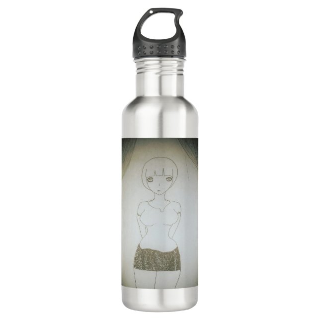 ah melissa what do you want stainless steel water bottle (Front)