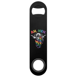 Ah Men Funny LGBT Gay Pride Bar Key