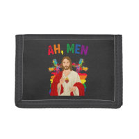 Ah Men Funny LGBT Gay Pride Jesus Christian