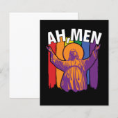 Ah Men LGBT Gay Pride Jesus Peace (Front/Back)