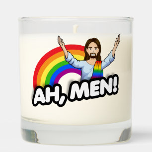 Ah, Men LGBTQ Humor Scented Candle