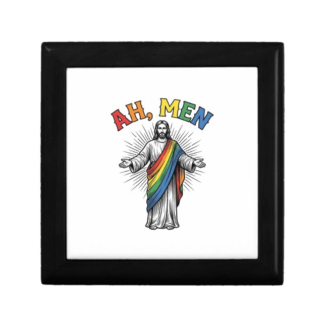 Ah Men Rainbow Religious Vintage Gift Box (Front)