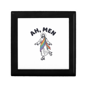 Ah Men Roller Skating Faith Vector Design_1 Gift Box