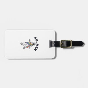 Ah Men Roller Skating Faith Vector Design_1 Luggage Tag