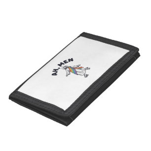 Ah Men Roller Skating Faith Vector Design_1 Trifold Wallet