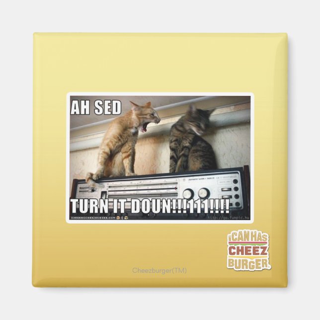 Ah Sed Turn it Down!! Magnet (Front)