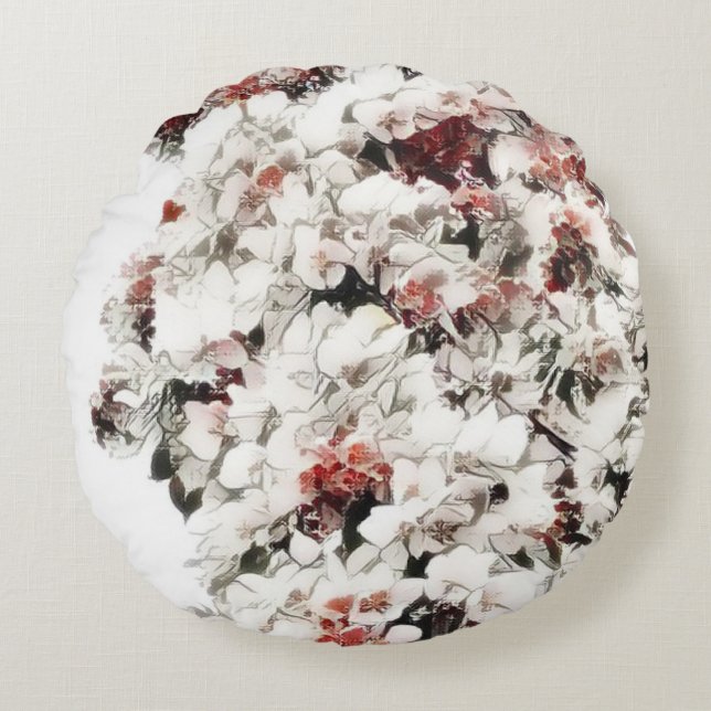 Ah, Spring Round Pillow (Front)