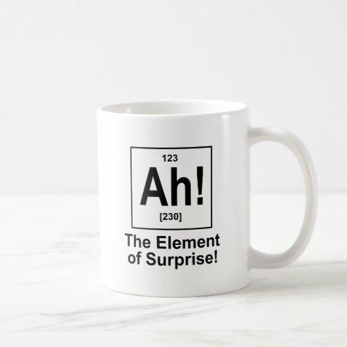Ah The Element of Surprise Coffee Mug