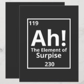 ah the element of surprise funny periodic table (Front/Back)