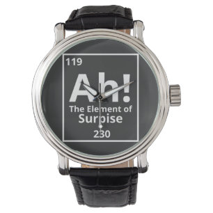 ah the element of surprise funny periodic table watch