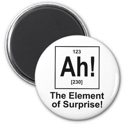 Ah The Element of Surprise Magnet