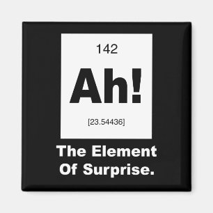 Ah! The element of Surprise Magnet