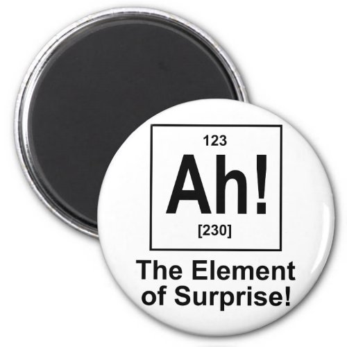 Ah The Element of Surprise Magnet
