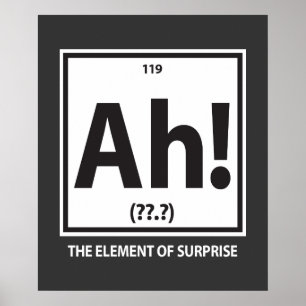 Ah!  The element of surprise Poster