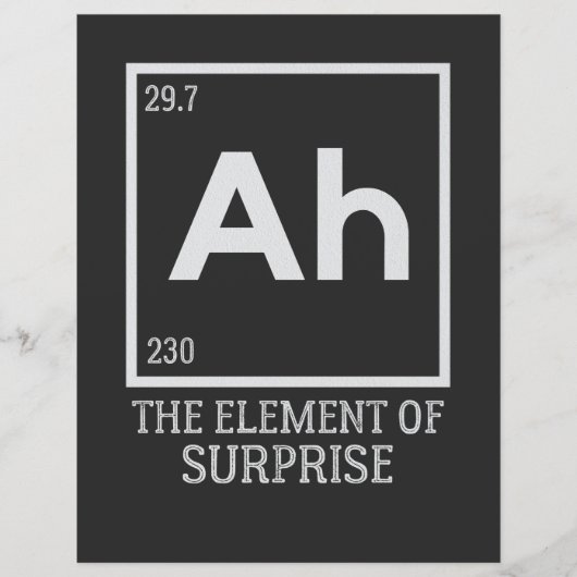 Ah the element of surprises (Front)