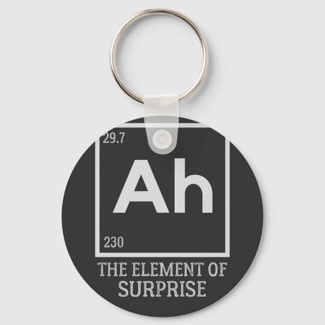 Ah the element of surprises keychain (Front)