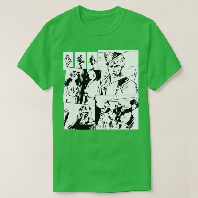 Aha Classic 80s Music Video Take On Me Retro T-Shirt (Design Front)