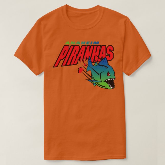 Ahaheim Piranhas T-Shirt (Design Front)