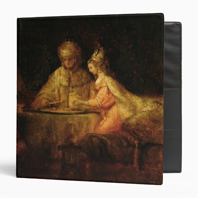 Ahasuerus , Haman and Esther, c.1660 3 Ring Binder (Front/Inside)