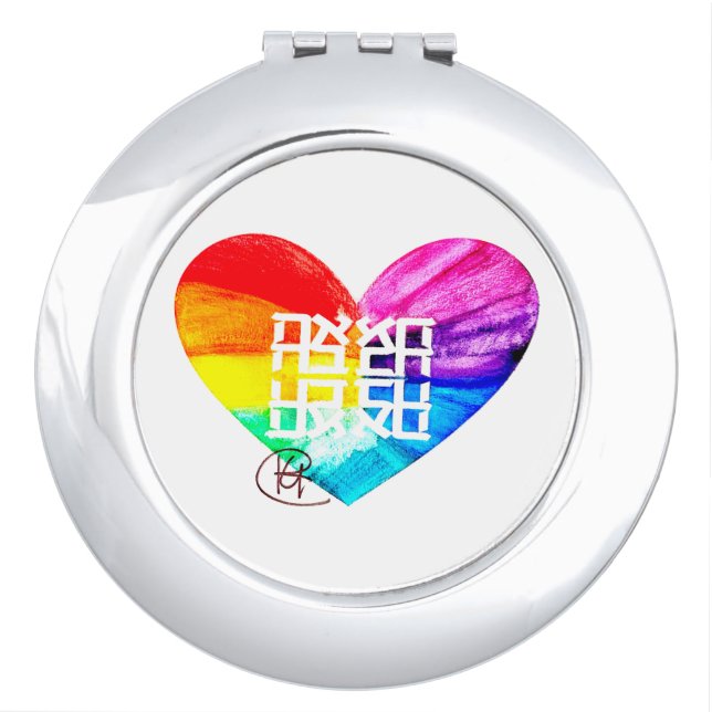 Ahava Love Pride Art Compact Mirror (Front)