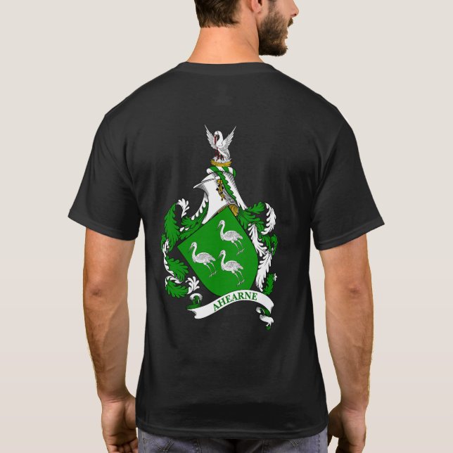Ahearne Coat of Arms Personalized T-Shirt (Back)