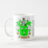 Ahern, the Origin, the Meaning and the Crest Coffee Mug (Left)