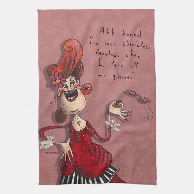 Ahh honey... towel (Vertical)
