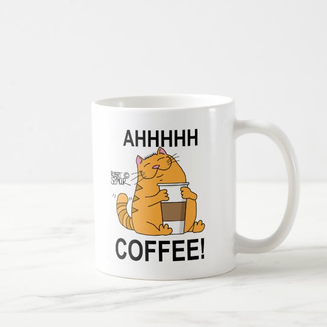 Ahhh Coffee Coffee Mug (Right)