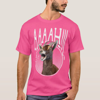 Ahhh Screaming Goat Funny Goat Lover Screaming Goa T-Shirt