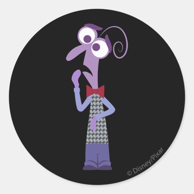 Ahhhh! Classic Round Sticker (Front)