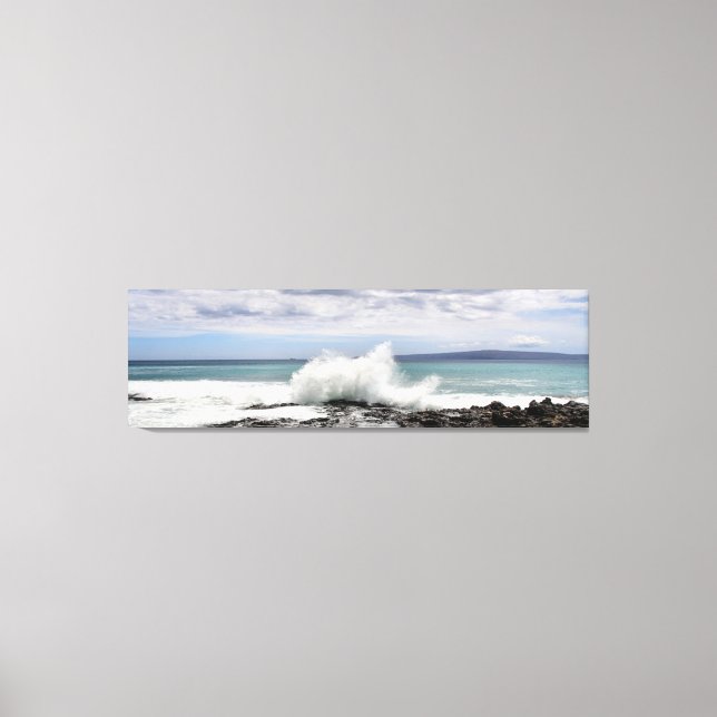 Ahihi Cove Triple Canvas Panorama Print (Front)