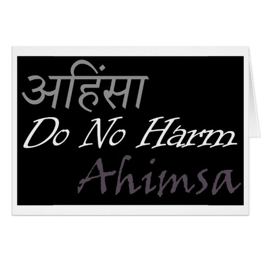 Ahimsa Cards (Front Horizontal)