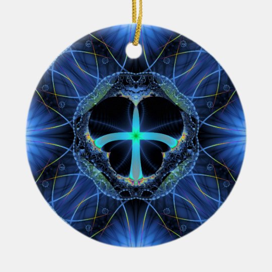 'Ahimsa' Ceramic Ornament