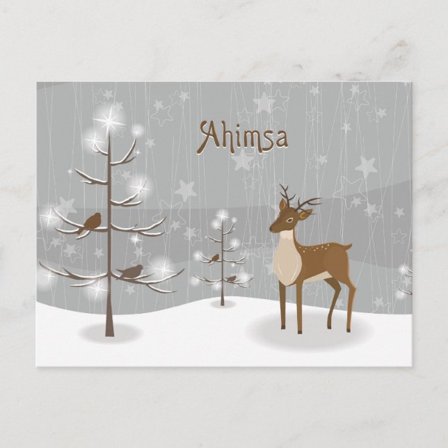 Ahimsa Holiday Reindeer (Front)