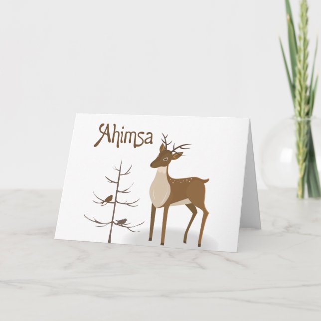 Ahimsa Holiday Reindeer (Front)