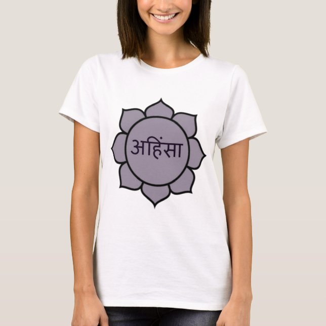 ahimsa (lotus).jpg T-Shirt (Front)