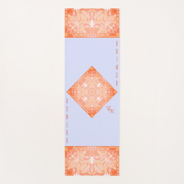 Ahimsa Personalized Yoga Mat (Front)