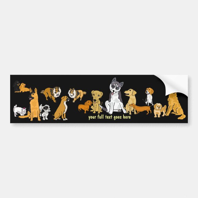 AHL- A Neighborhood Dogs Group Bumper Sticker (Front)