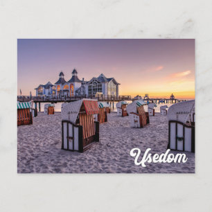 Ahlbeck Pier, Usedom, Germany Postcard