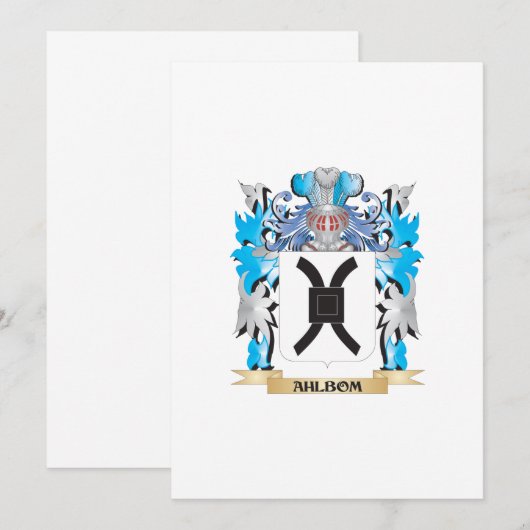 Ahlbom Coat Of Arms (Front/Back)