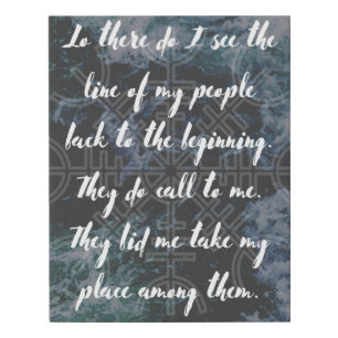 Ahmad Ibn Fadlan's Viking Funeral Rite Canvas