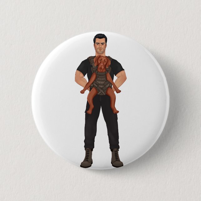 Ahmed and Nemi Button (Front)
