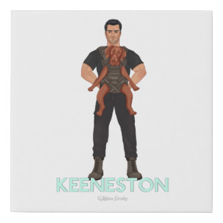 Ahmed and Nemi Faux Canvas Print