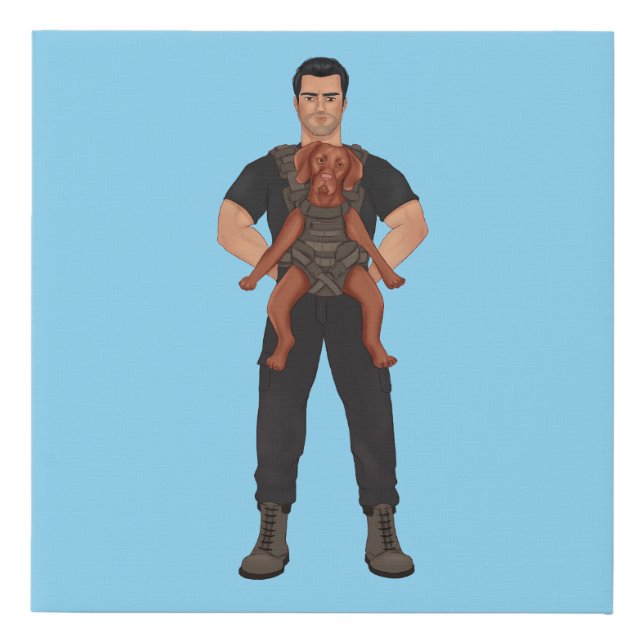 Ahmed and Nemi wall art (Front)