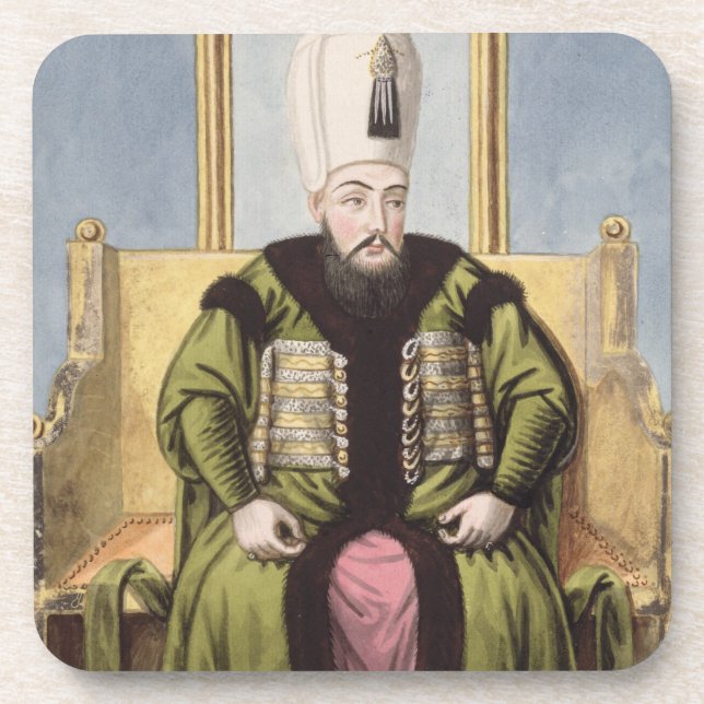 Ahmed I (1590-1617) Sultan 1603-17, from 'A Series Coaster (Front)