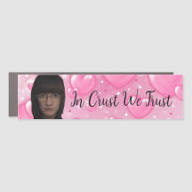 Ahmet Hands In Crust We Trust Bumper Sticker Love