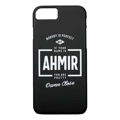 Ahmir Personalized Name Birthday Gift iPhone 87 Case