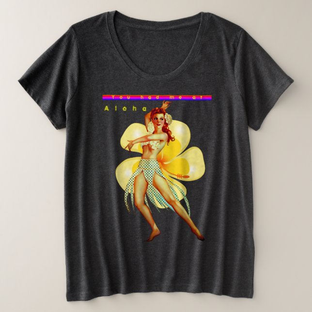 Ahola Fun Fashion  Plus Size T-Shirt (Design Front)